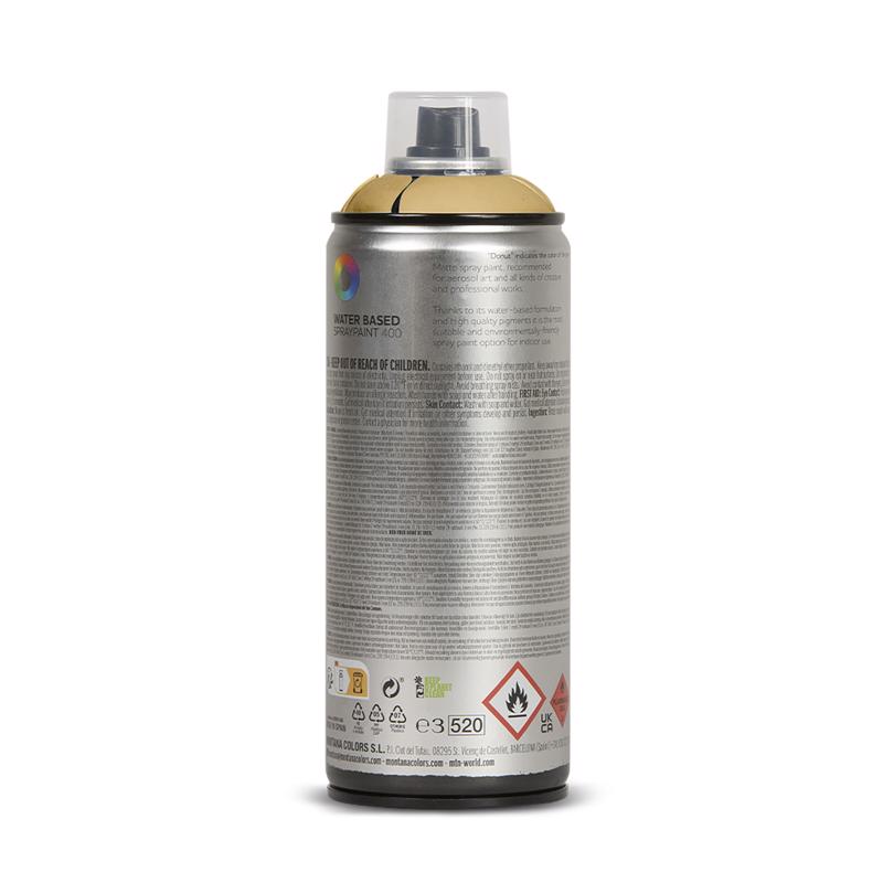 Spray Paint, MTN Colors, Water-Based, Safari Brown, 10 oz Can - 2
