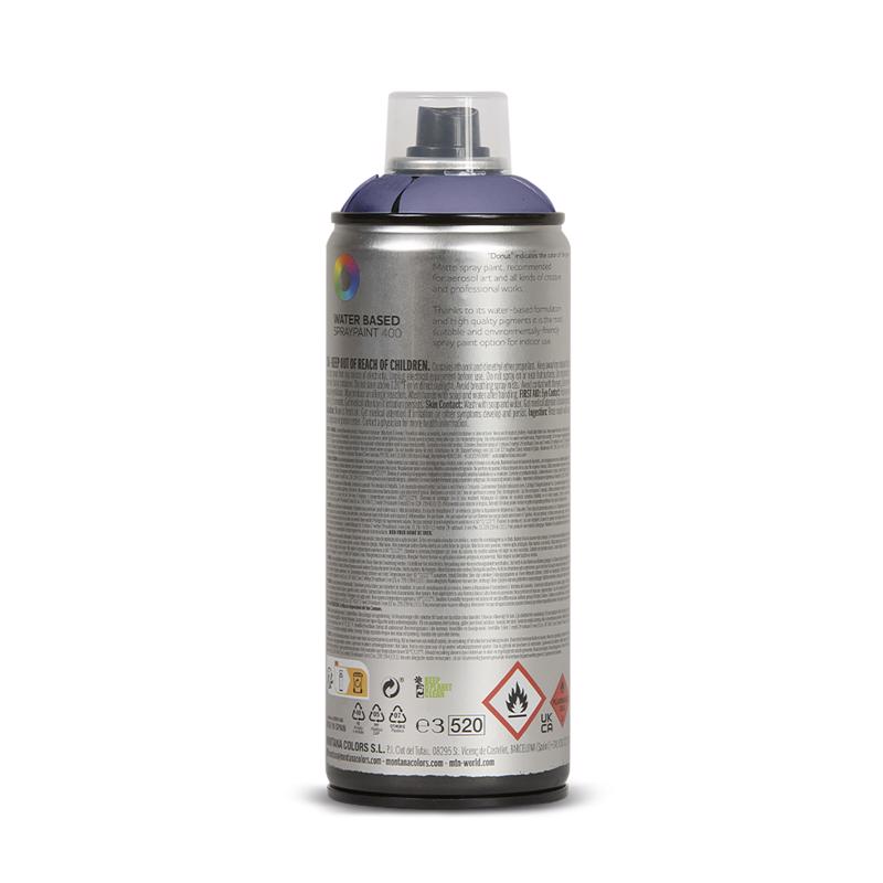 Spray Paint, MTN Colors, Water-Based, Ultraviolet, 10 oz Can - 2