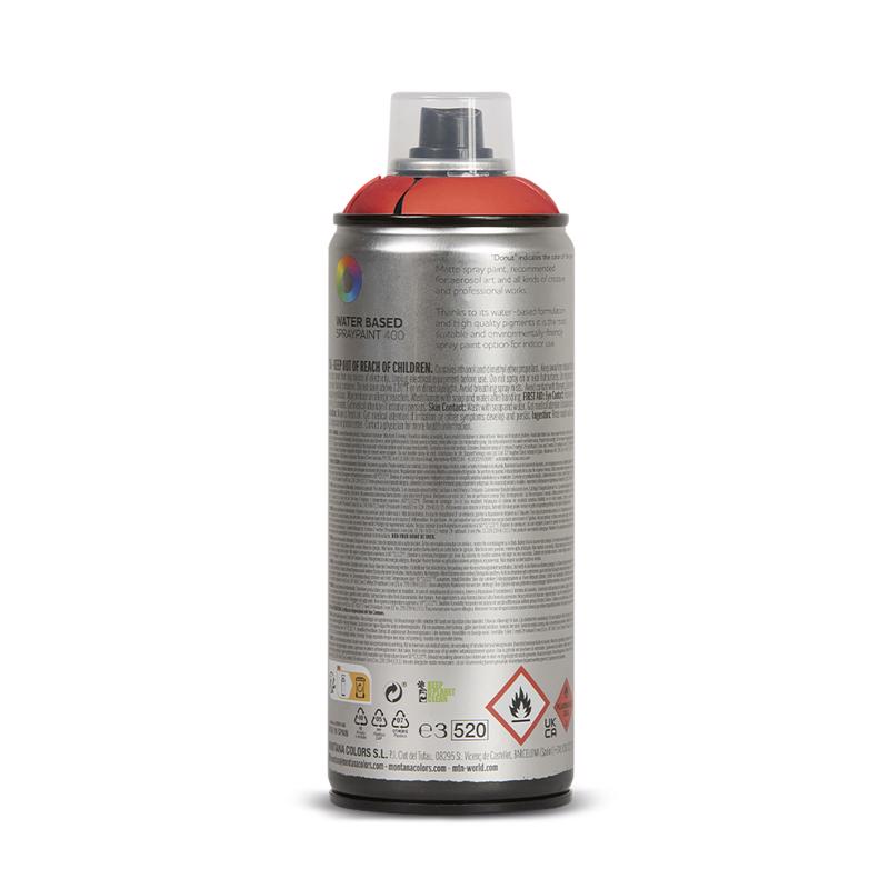 Spray Paint, MTN Colors, Water-Based, Calcutta Orange, 10 oz Can - 2