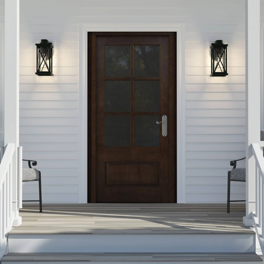 St Elias Outdoor Wall Lantern, Quoizel, 1-Light, Matte Black - 3