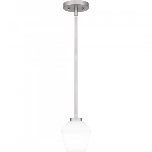 Nielson Mini Pendant Light, Quoizel, Brushed Nickel - 2
