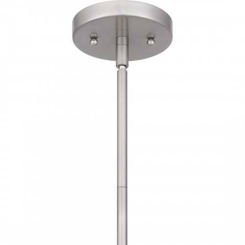 Nielson Mini Pendant Light, Quoizel, Brushed Nickel - 4