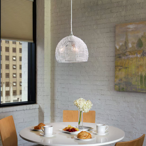 Pendant Light, Quoizel, Tango, 3 Lights, Polished Chrome - 2