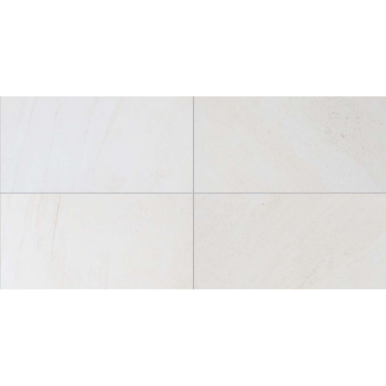 Core Fundamentals Choice Floor Tile, Daltile, 12 in W x 24 in L, Everest White - 1