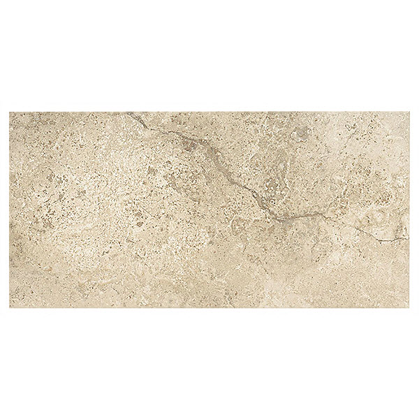 Porcelain Floor Tile, Daltile, Cavatina Encore, 12 in W x 24 in L, Beige - 2