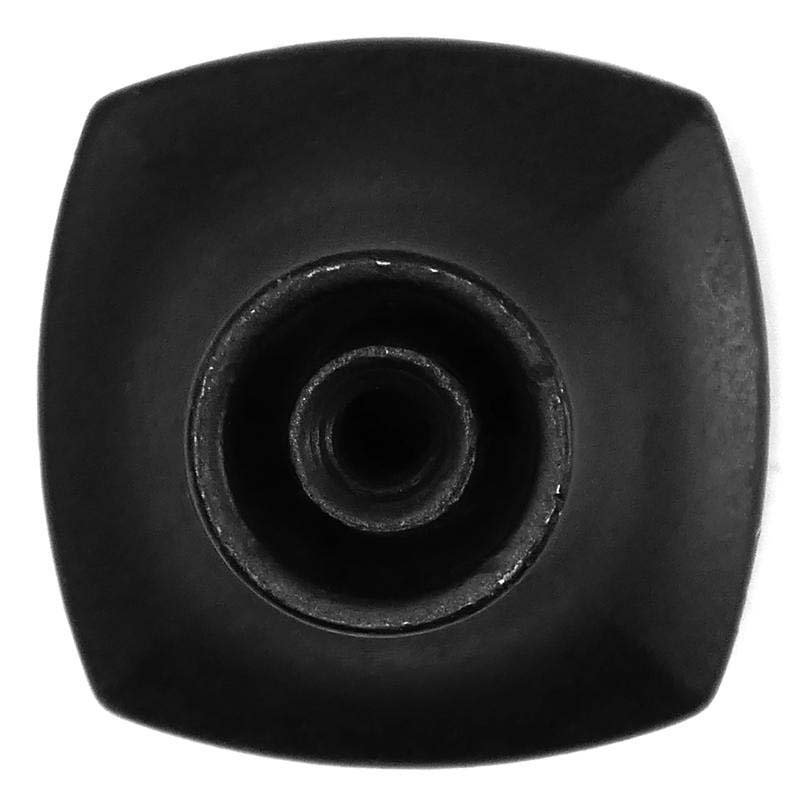 Aventura Cabinet Knob, Mng Hardware, Sqr 1 1/4, Matte Black - 2