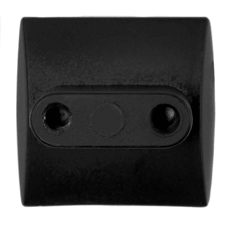 Aventura Cabinet Knob, Mng Hardware, Sqr 1 1/4, Matte Black - 2