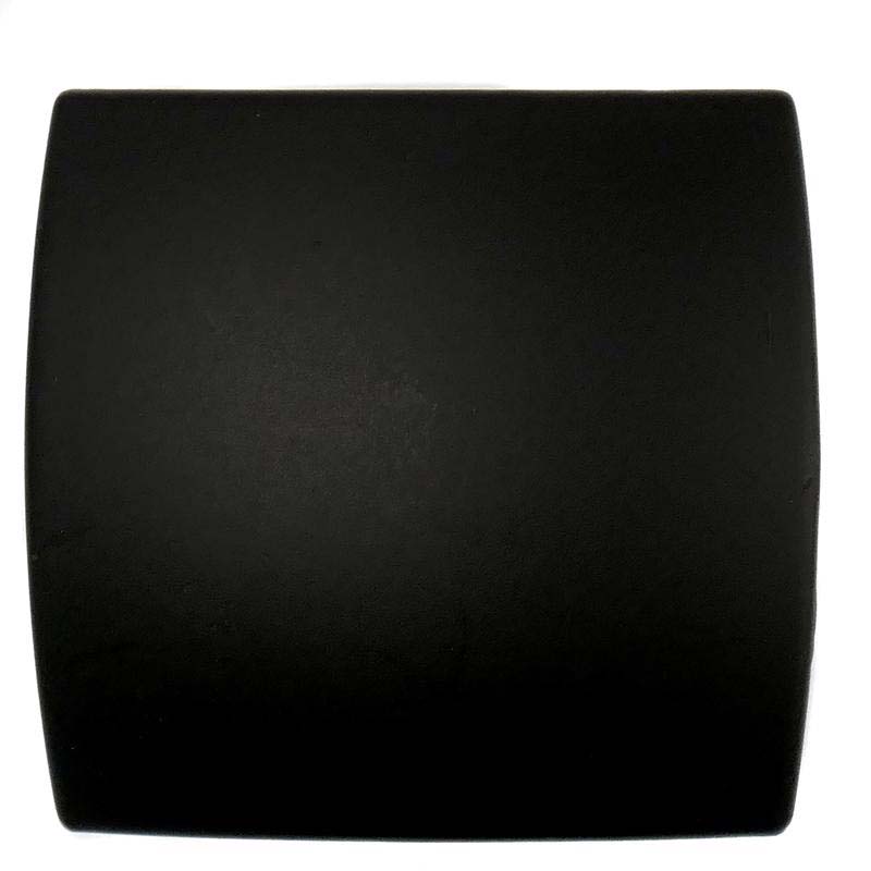 Aventura Cabinet Knob, Mng Hardware, Sqr 1 1/4, Matte Black - 3