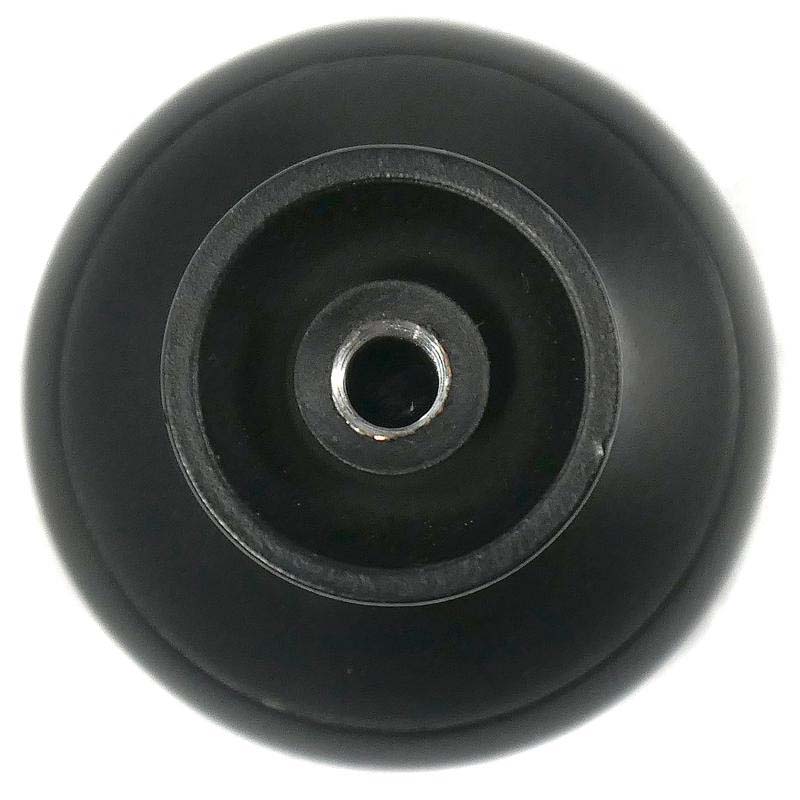 Cabinet Knob, Mng Hardware, Riverstone, Round, Matte Black - 4