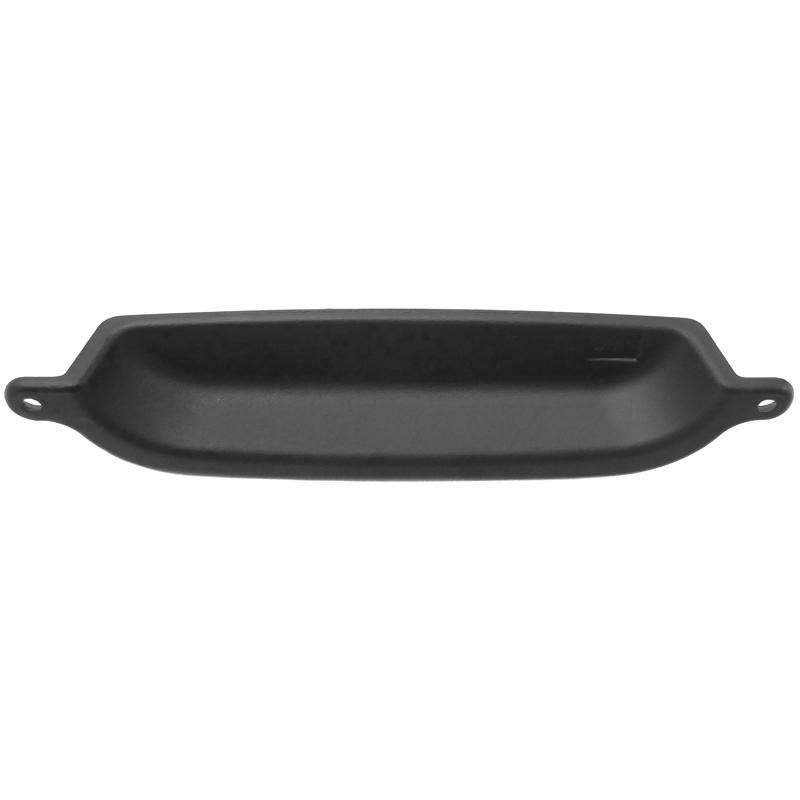 Cabinet Cup Pull, Mng Hardware, Riverstone, 6, Matte Black - 3