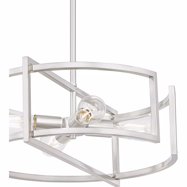 Renford Pendant Light, Quoizel, 4-Light, Brushed Nickel - 1
