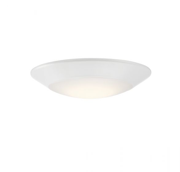 Slimflush Ceiling Light, Savoy House, Integrated LEDs, CCT, White, 6 in W - 2