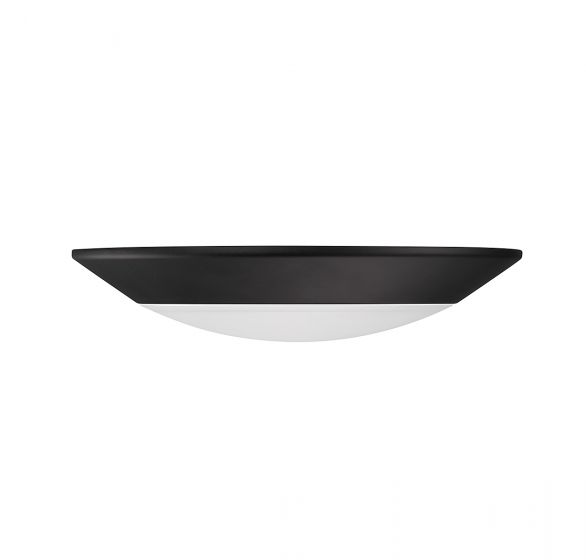 Slimflush Ceiling Light, Savoy House, Integrated LEDs, CCT, Black, 6 in W - 3