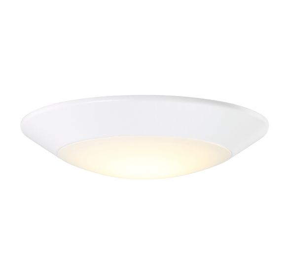 Slimflush Ceiling Light, Savoy House, Integrated LEDs, White, 6 in W - 2