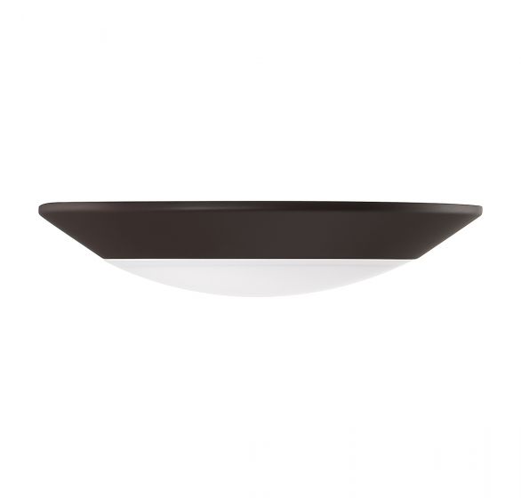 Slimflush Ceiling Light, Savoy House, Integrated LEDs, Bronze, 6 in W - 3