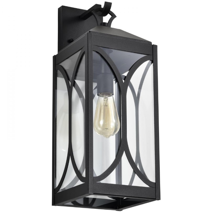 Oaklyn Outdoor Wall Lantern, Nuvo Lighting, 1-Light, 21 in H, Matte Black - 3