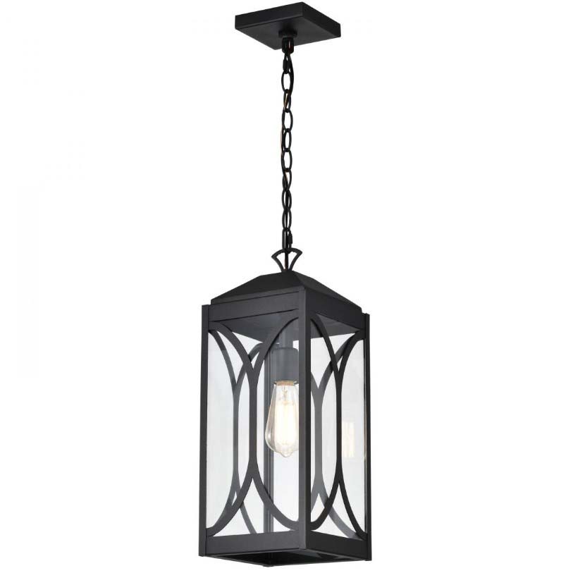 Oaklyn Exterior Hanging Lantern, Nuvo Lighting, 19 in H, Black - 2