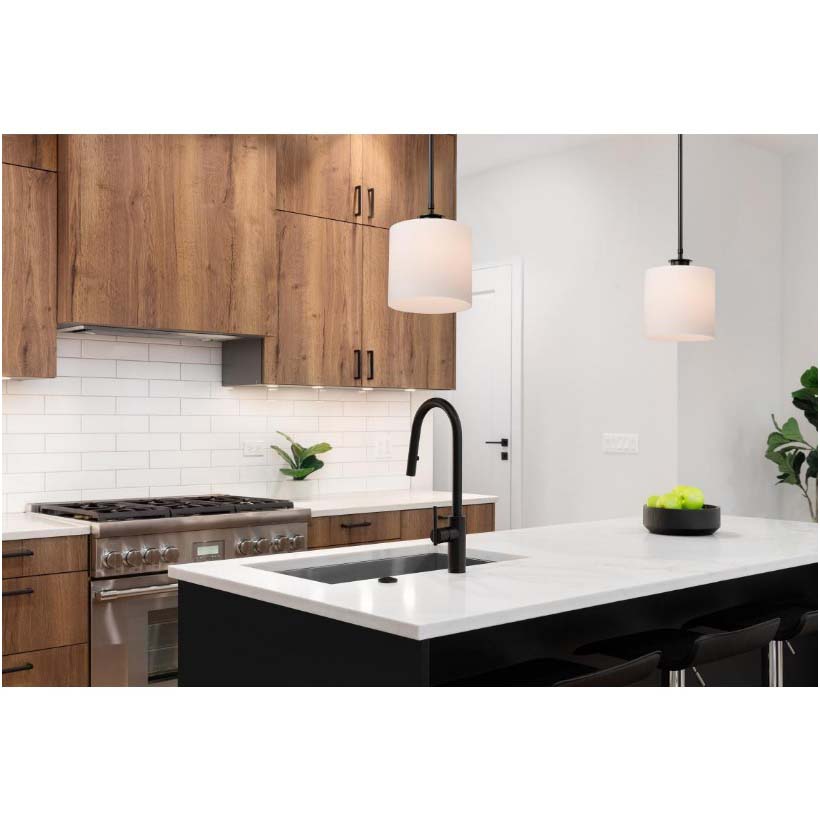 Warren Mini Pendant Light, Nuvo Lighting, Matte Black - 4