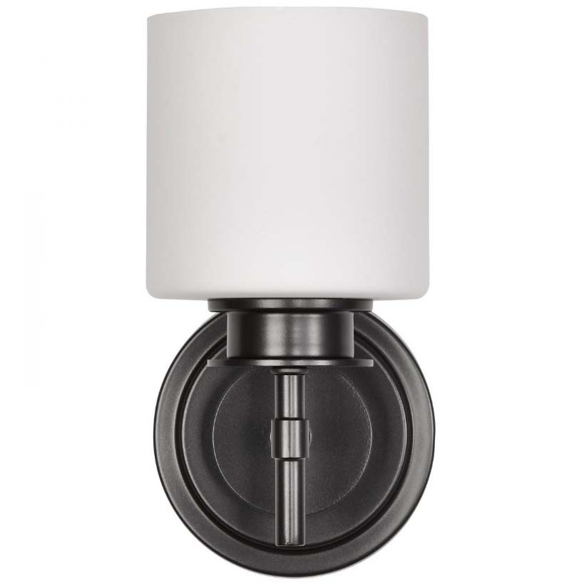 Warren Vanity Light, Nuvo Lighting, 1-Light, Matte Black - 2