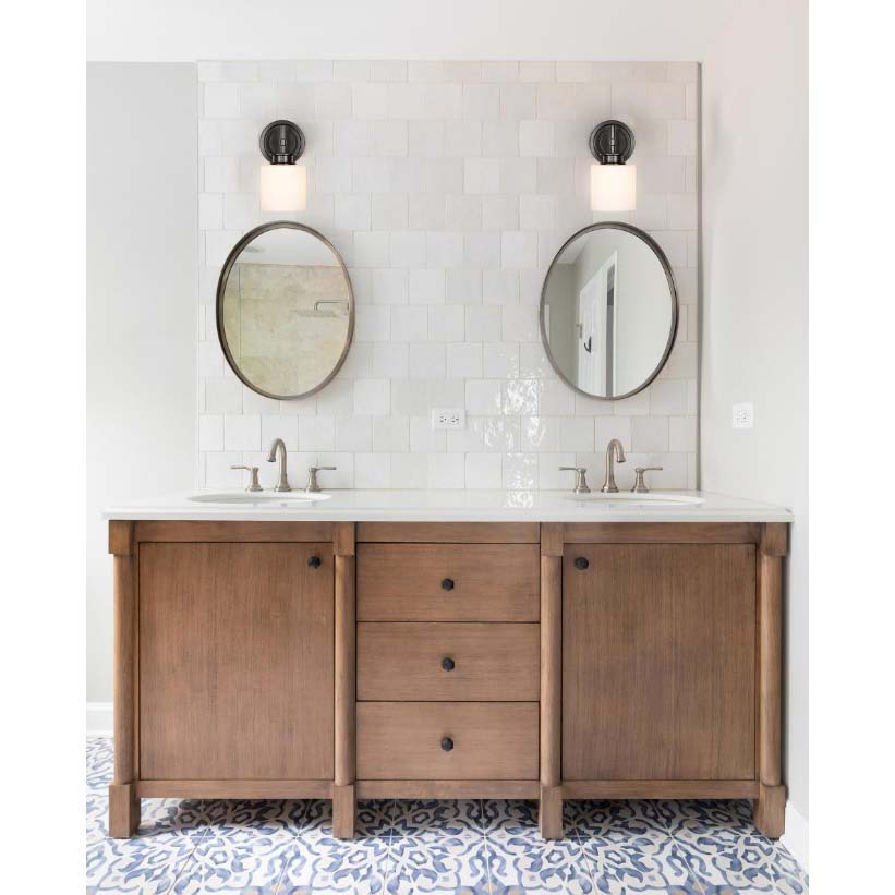 Warren Vanity Light, Nuvo Lighting, 1-Light, Matte Black - 5
