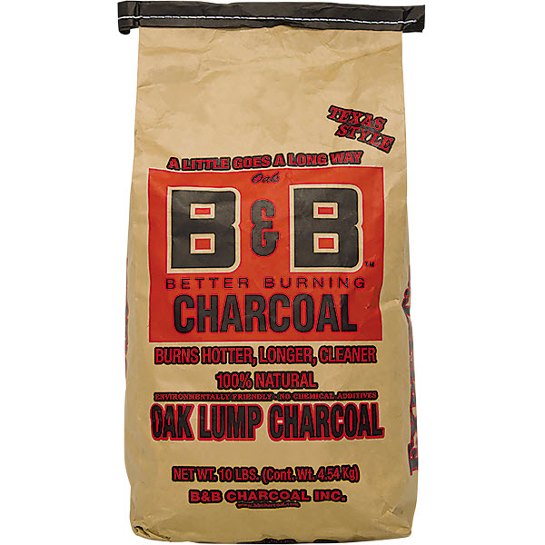 Lump Charcoal, B & B Charcoal, 10 lb - 1