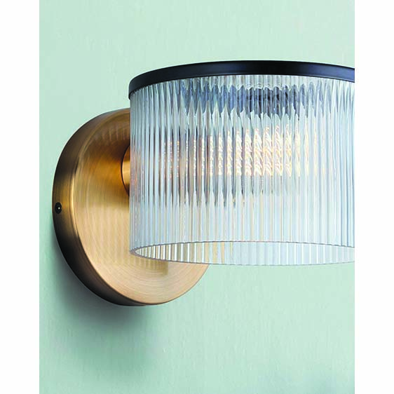 Jenner Wall Sconce, Canarm, 1-Light, 7 in W, Black/Gold - 5
