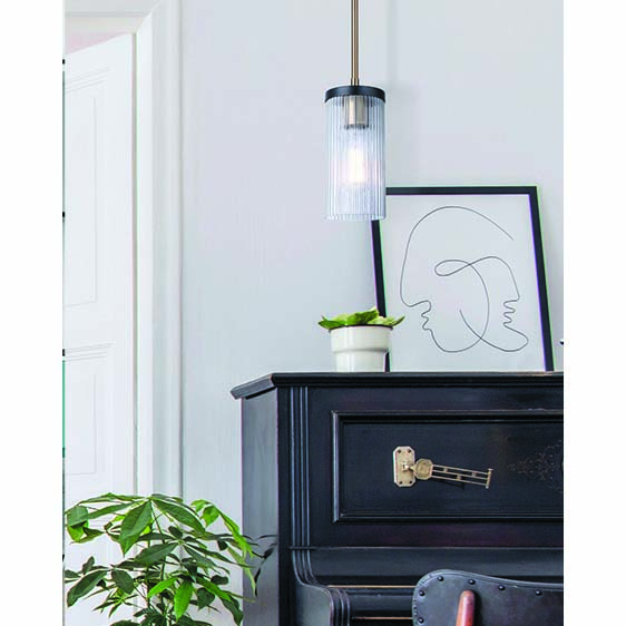 Jenner Mini Pendant Light, Canarm, Matte Black - 4