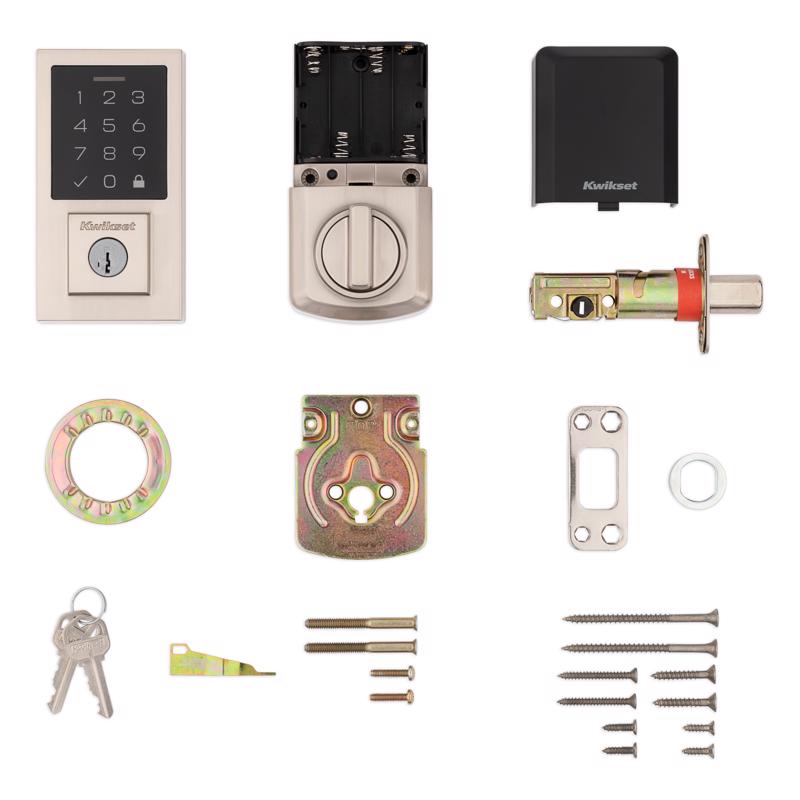 Smartcode Deadbolt, Kwikset, Electronic Touch Pad, Satin Nickel - 5