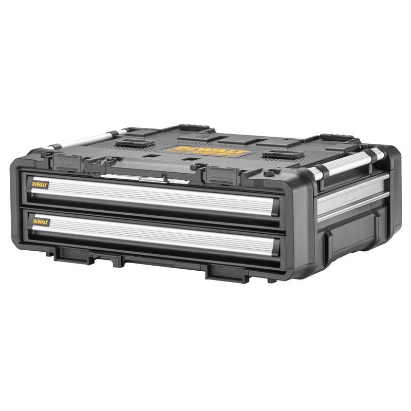 Tool Box, Dewalt, Toughsystem 2.0 Dxl, 30 in Double Shallow Drawers, Black/yellow - 2