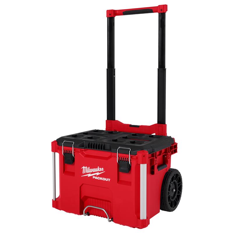 Rolling Tool Box, Milwaukee, Packout, 250 lb Capacity, 20 in Handle - 1