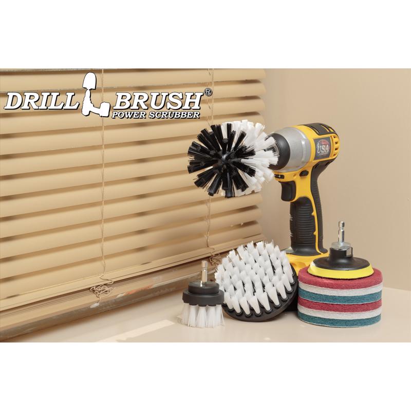 Drill Brushes, Ace, 4 in W, 10 pk - 4
