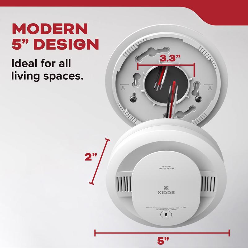 Smoke Alarm, Kidde, Hardwired - 3