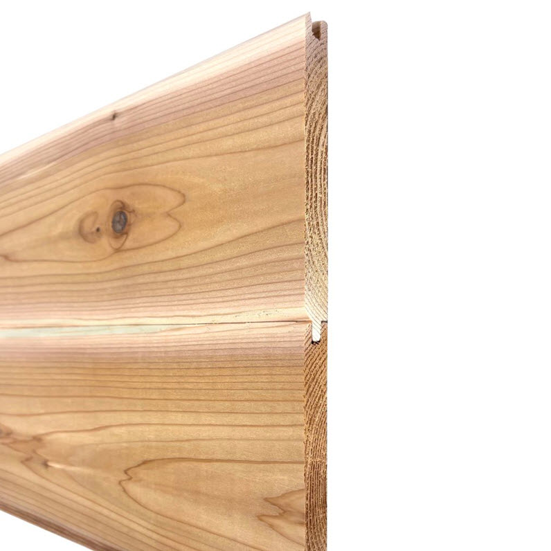 Inland Red Cedar, International Wood Products, 1 in x 6 in x 12 ft, Tongue & Groove, V2E, Tight Knot - 2