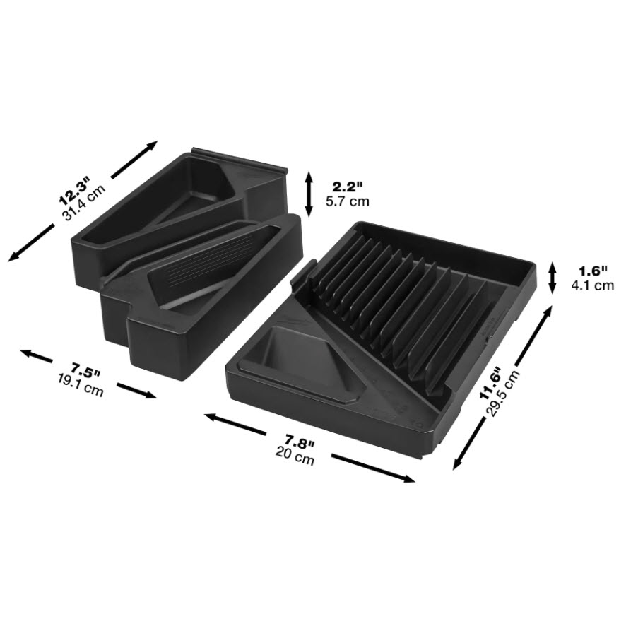 Packout Wrench Tray, Milwaukee, Metric - 1