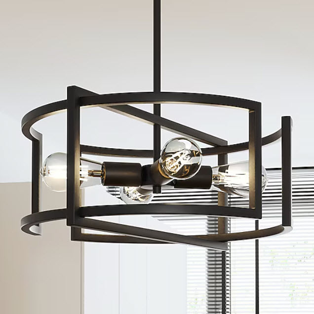 Renford Pendant Light, Quoizel, Matte Black - 2