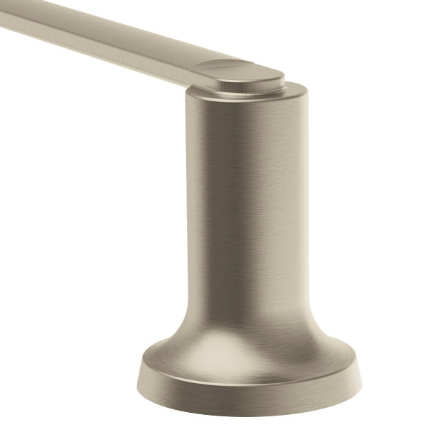 Zyla Towel Bar, Moen, 24 in L, Brushed Nickel - 1