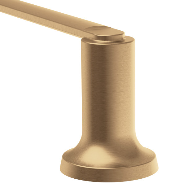 Zyla Towel Bar, Moen, 18 in L, Bronzed Gold - 2