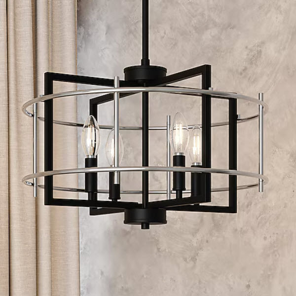 Adler Pendant Light, Quoizel, Matte Black - 3