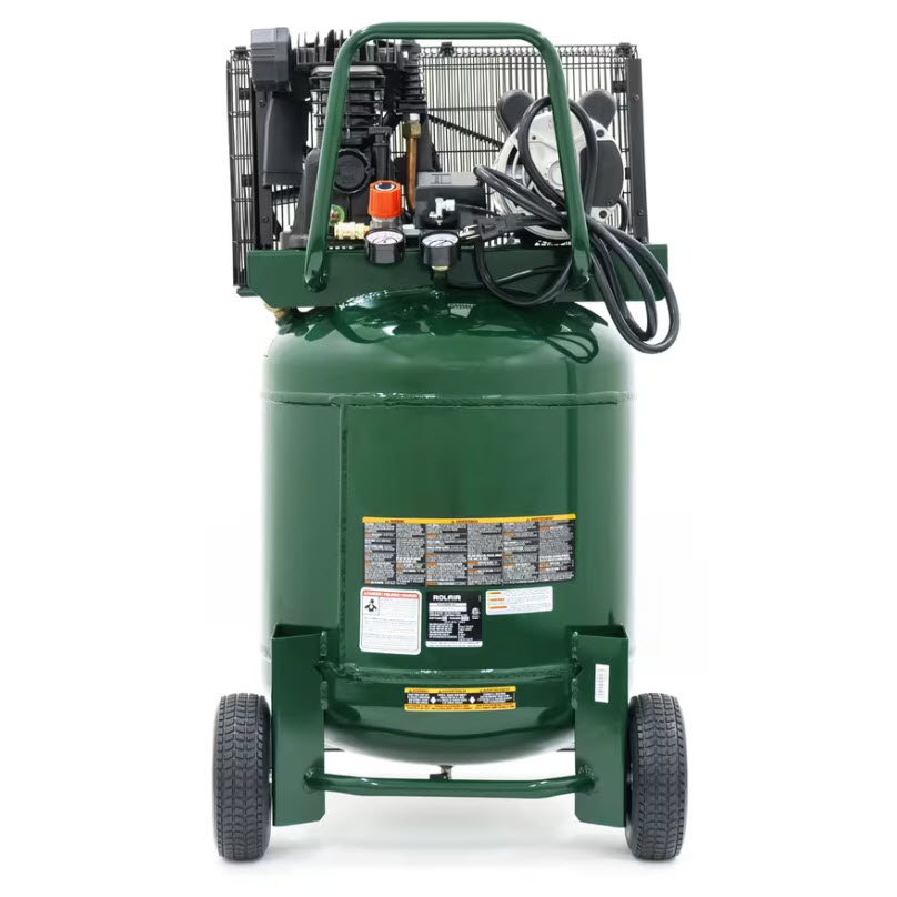 Wheeled Vertical Compressor, Rolair, 29 gal - 2