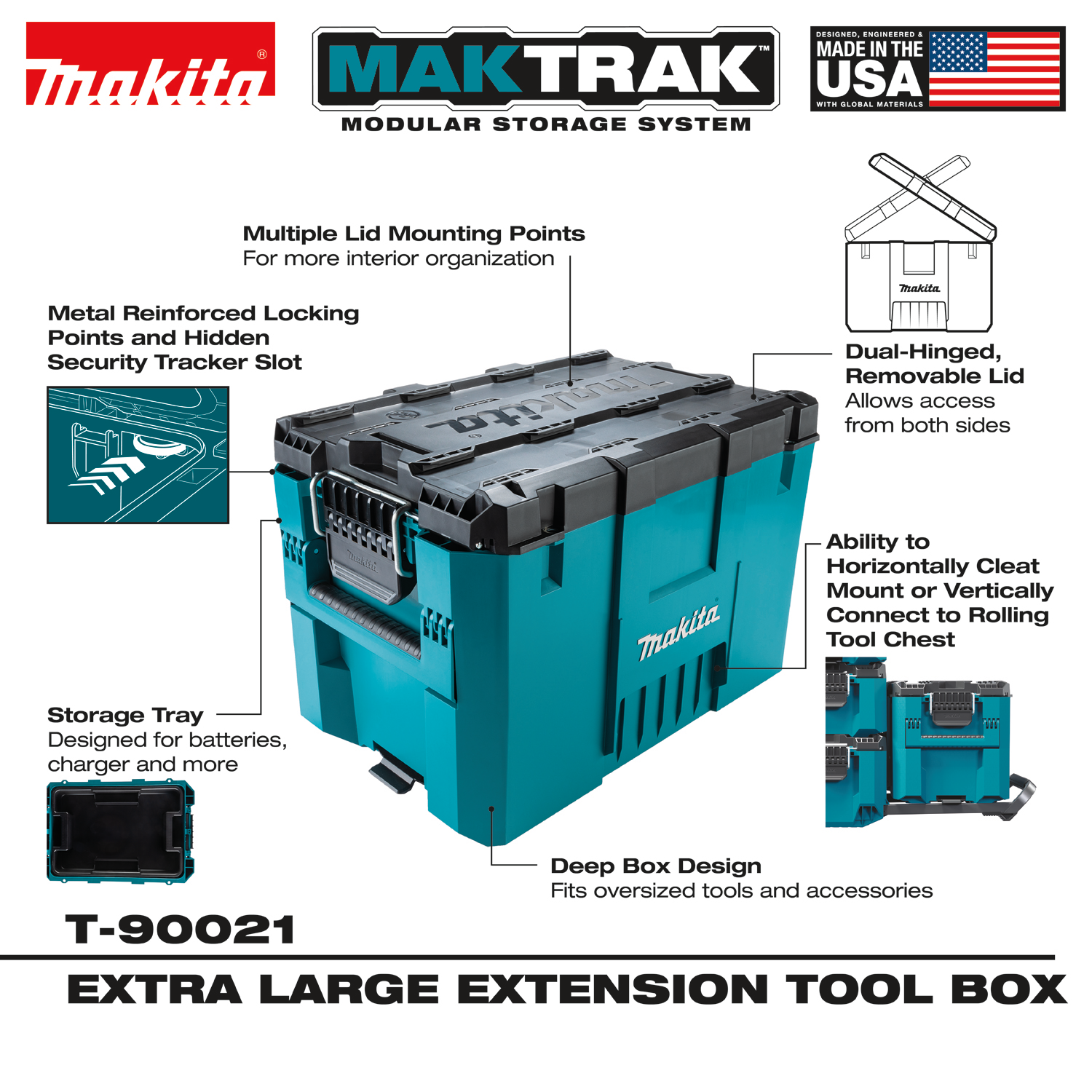 Maktrak Toolbox, Makita, Extra Large - 3