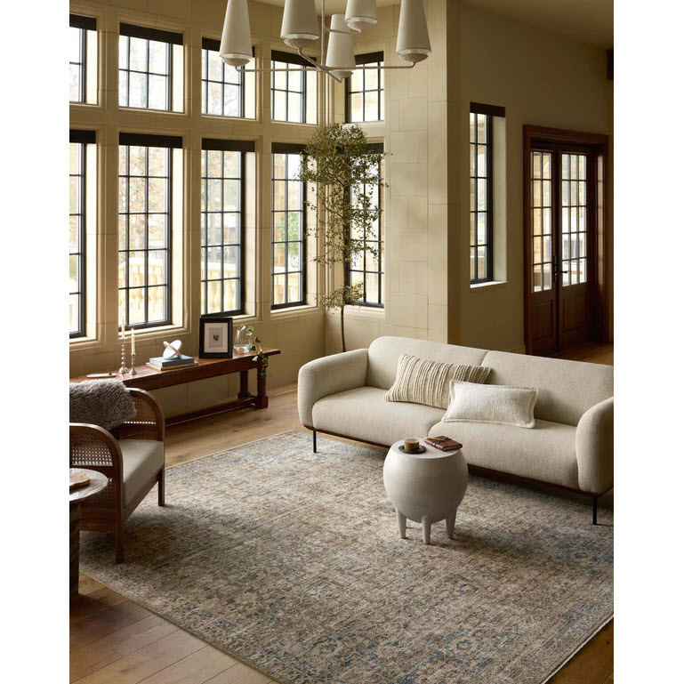 Heritage Area Rug, Loloi, Spa/Earth, 2 ft W, 3 ft L - 2