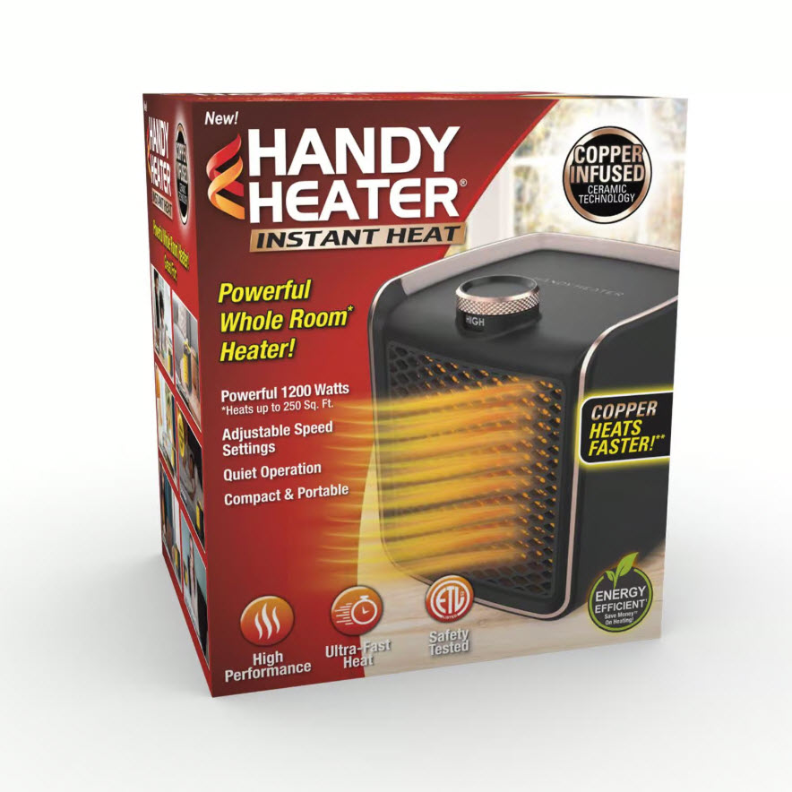 Handy Whole Room Heater, Ontel, 250 sq ft Heating Radius - 1