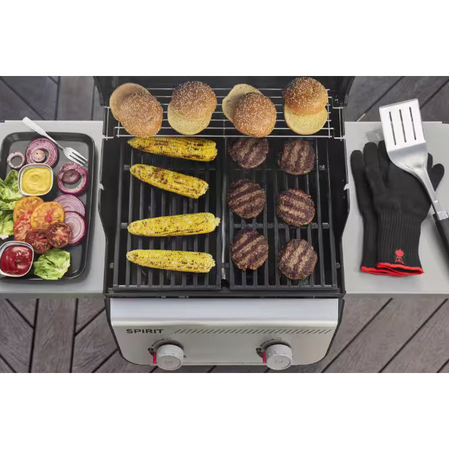 Spirit Gas Grill, Weber, 2 Burner, Liquid Propane - 2