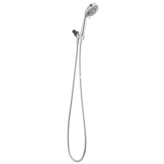 Handheld Shower Head, Delta, 8-Settings, 72 in Hose, Chrome - 1
