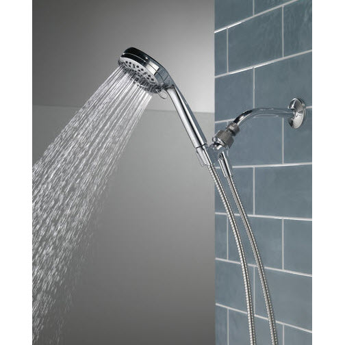 Handheld Shower Head, Delta, 8-Settings, 72 in Hose, Chrome - 2