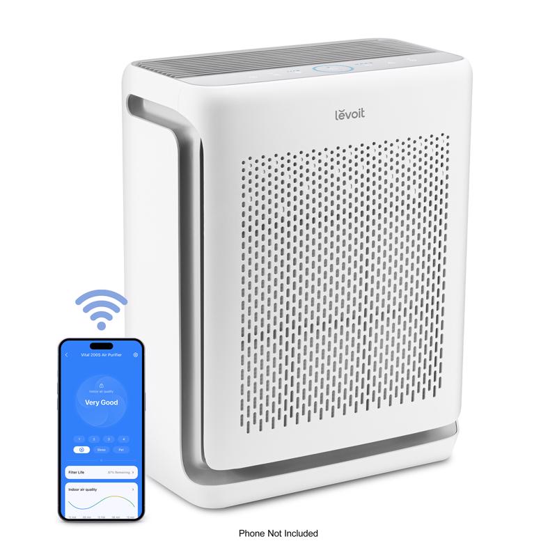 200S Air Purifier, Levoit, HEPA, 380 sq/ft - 2