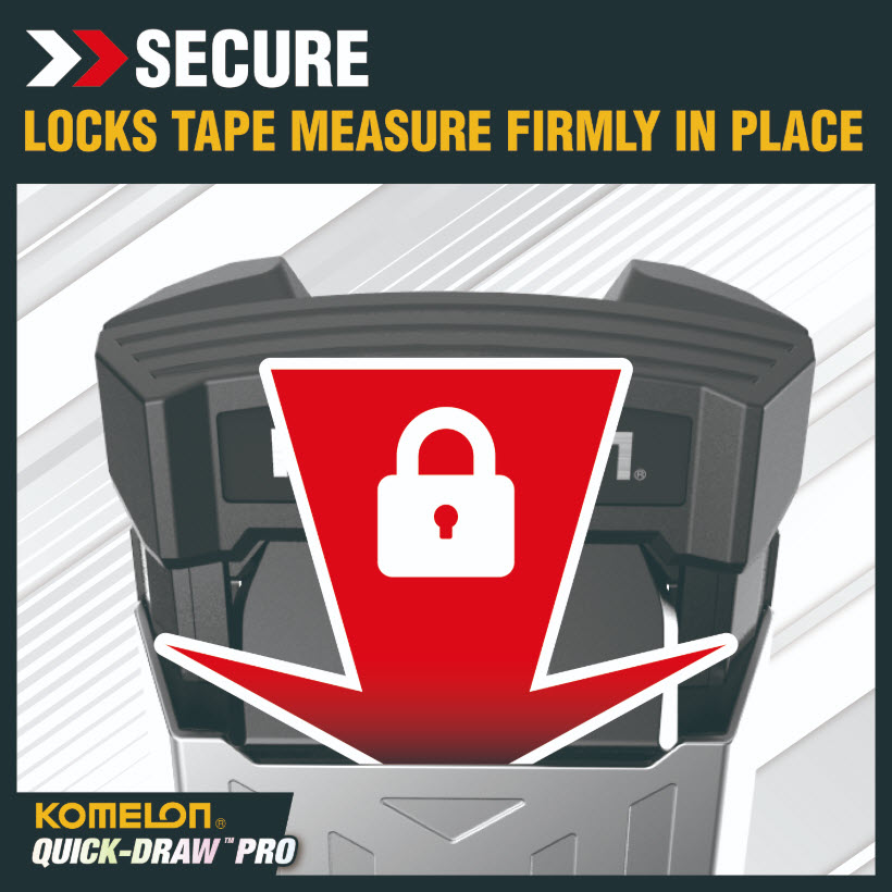Tape Measure Holster, Komelon, Quick-Draw Pro - 3