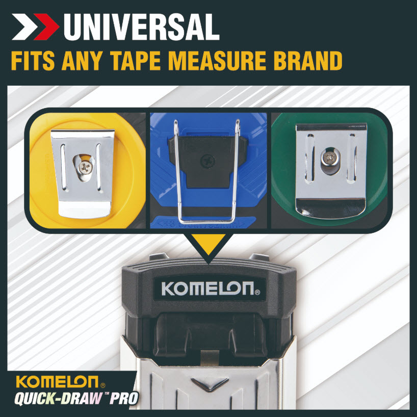 Tape Measure Holster, Komelon, Quick-Draw Pro - 4