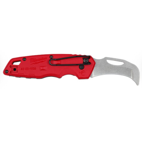 Fastback Folding Utility Knife, Milwaukee, 2.45 in L Blade, Stainless Steel Blade - 2