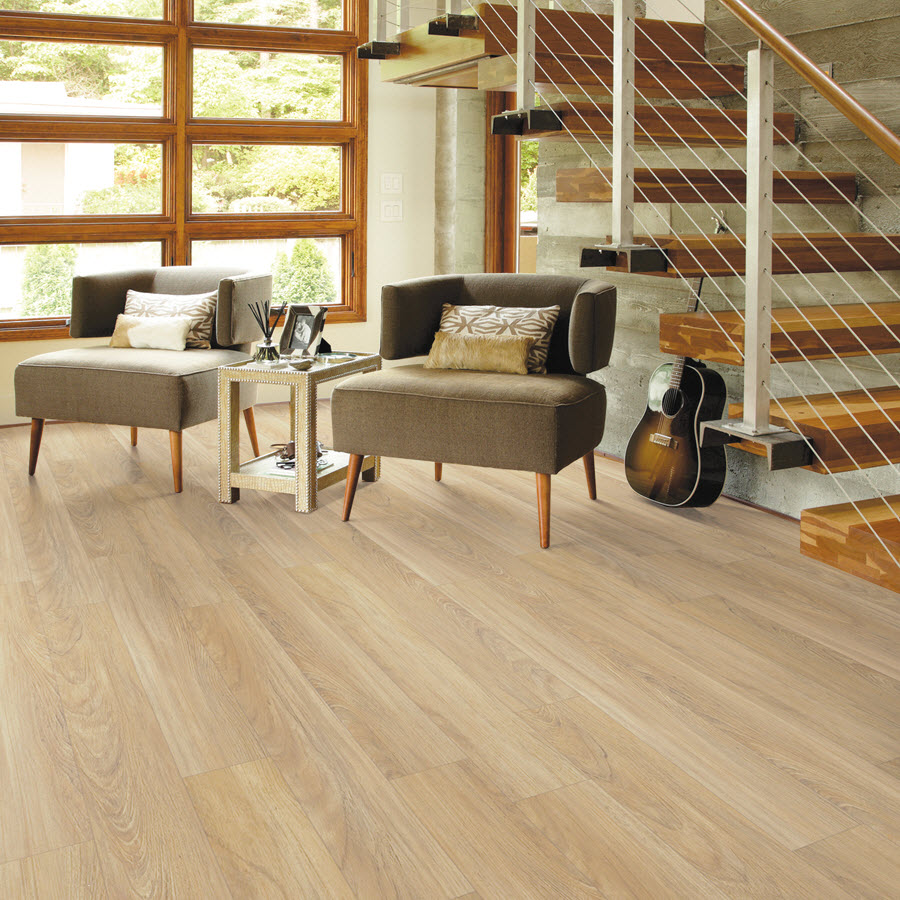 Flooring One Source Deschutes Wheat Luxury Vinyl Plank, 8 in W x 8 mm Thick, 23.40 sq ft per box - 2